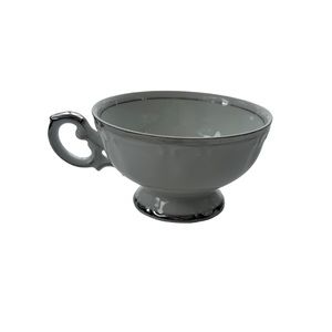 Vintage 1963 Silver Sonata By HARMONY HOUSE FINE CHINA Footed Tea and Coffee Cup